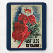 Art Nouveau Pastilles Geraudel Cough druppels Muismat (Voorkant)