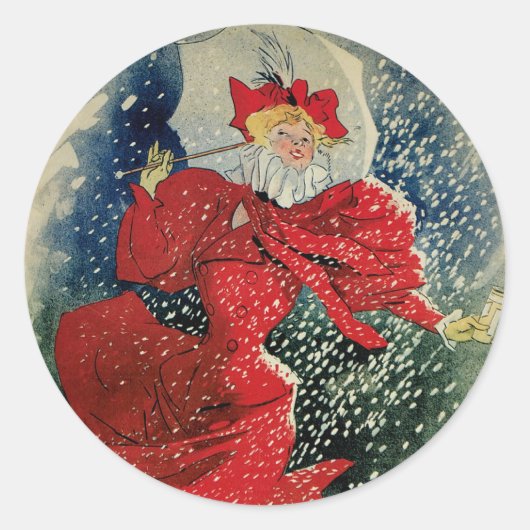  Art Nouveau Pastilles Geraudel Cough druppels Ronde Sticker (Voorkant)