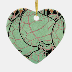 Art Nouveau patroon #10 Keramisch Ornament