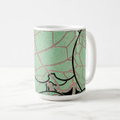 Art Nouveau patroon #10 Koffiemok (Voorkant rechts)