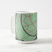 Art Nouveau patroon #10 Koffiemok (Voorkant links)