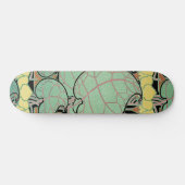 Art Nouveau patroon #10 Persoonlijk Skateboard (Horizontaal)