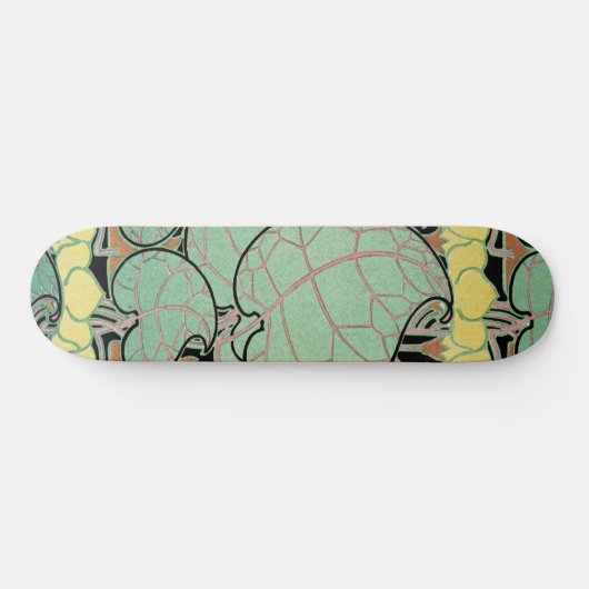 Art Nouveau patroon #10 Persoonlijk Skateboard (Horizontaal)