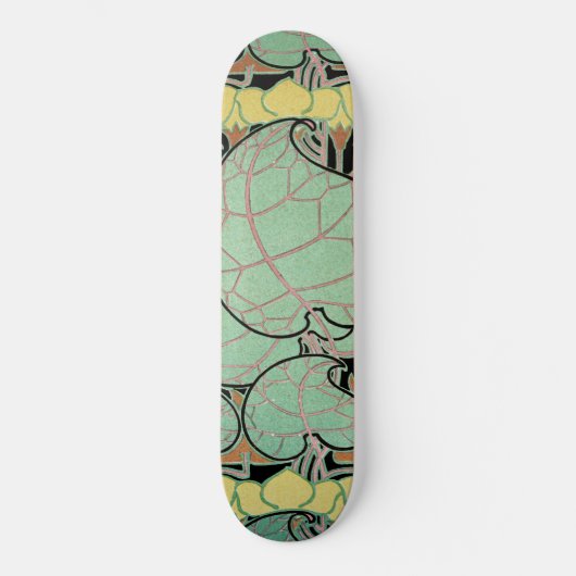 Art Nouveau patroon #10 Persoonlijk Skateboard (Voorkant)