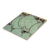 Art Nouveau patroon #10 Tegeltje (Zijkant)