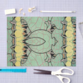 Art Nouveau patroon #10 Tissuepapier (Craft)