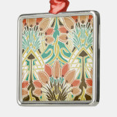 Art Nouveau patroon #11 Metalen Ornament (Links)
