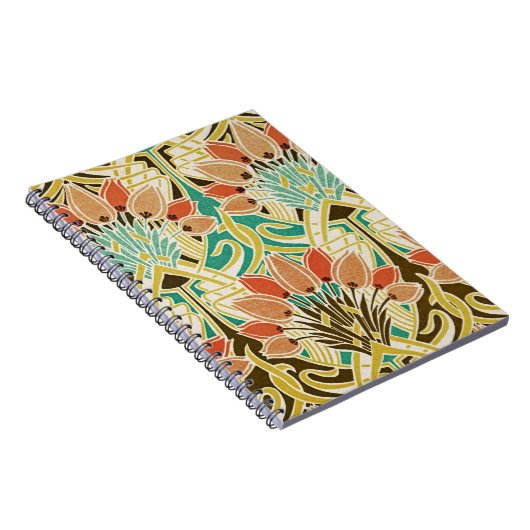 Art Nouveau patroon #11 Notitieboek (Rechterzijde)