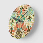 Art Nouveau patroon #11 Ronde Klok (Hoek)