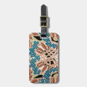 Art Nouveau patroon #12 Bagagelabel (Voorkant verticaal)