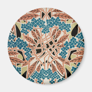 Art Nouveau patroon #12 Magneet
