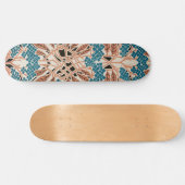 Art Nouveau patroon #12 Skateboard (Horizontaal)
