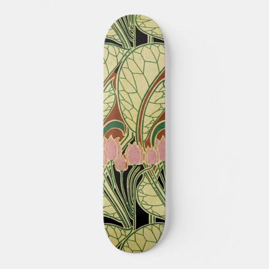 Art Nouveau patroon #1 Persoonlijk Skateboard (Voorkant)