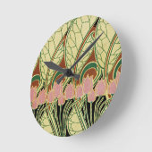 Art Nouveau patroon #1 Ronde Klok (Hoek)