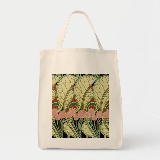 Art Nouveau patroon #1 Tote Bag (Voorkant)