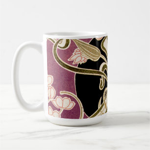 Art Nouveau patroon 2 Koffiemok