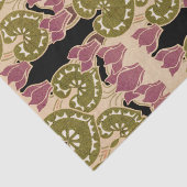 Art Nouveau patroon #4 Tissuepapier (Detail)