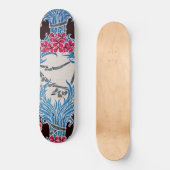 Art Nouveau patroon 6 Persoonlijk Skateboard (Voorkant)
