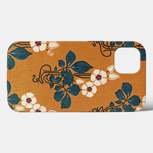 Art Nouveau patroon 7 Case-Mate iPhone Case (Achterkant (horizontaal))