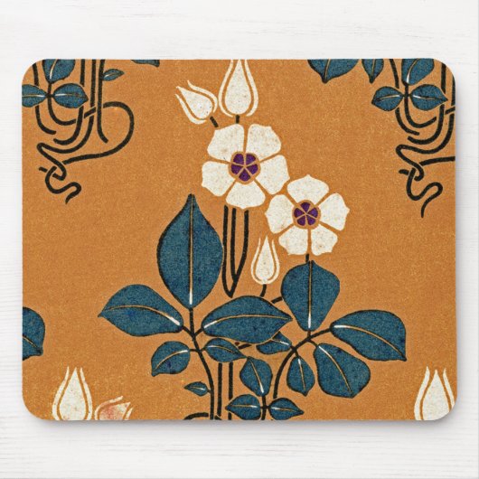 Art Nouveau patroon 7 Muismat (Voorkant)