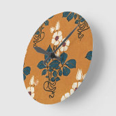 Art Nouveau patroon 7 Ronde Klok (Hoek)