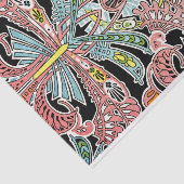 Art Nouveau patroon #8 Tissuepapier (Detail)