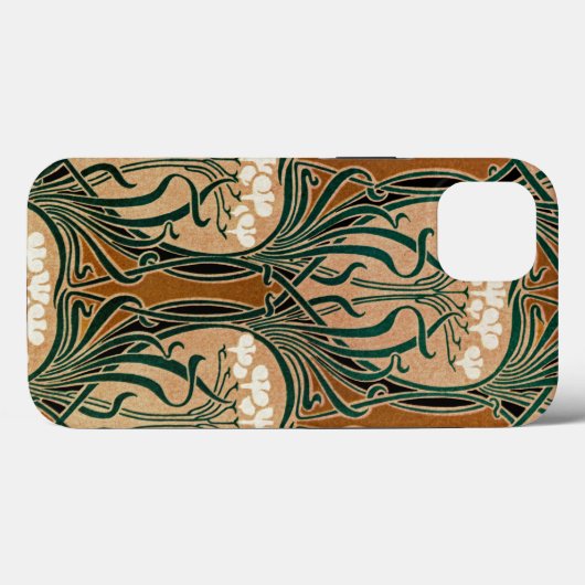 Art Nouveau patroon #9 Case-Mate iPhone Case (Achterkant (horizontaal))