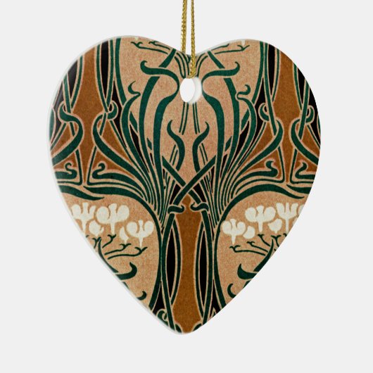 Art Nouveau patroon #9 Keramisch Ornament (Rechts)