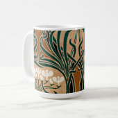 Art Nouveau patroon #9 Koffiemok (Voorkant links)