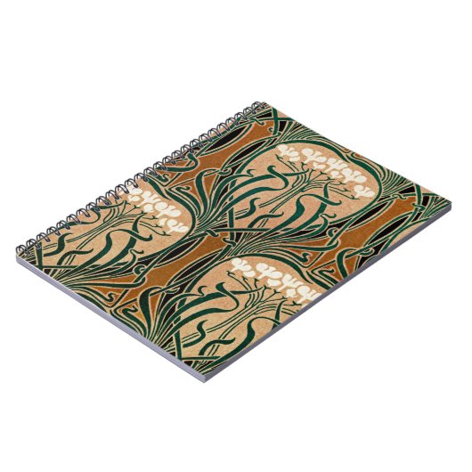 Art Nouveau patroon #9 Notitieboek (Linkerzijde)
