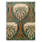 Art Nouveau patroon #9 Notitieboek (Voorkant)