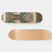 Art Nouveau patroon #9 Persoonlijk Skateboard (Horizontaal)