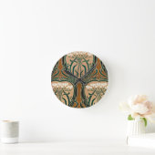 Art Nouveau patroon #9 Ronde Klok (Huis)