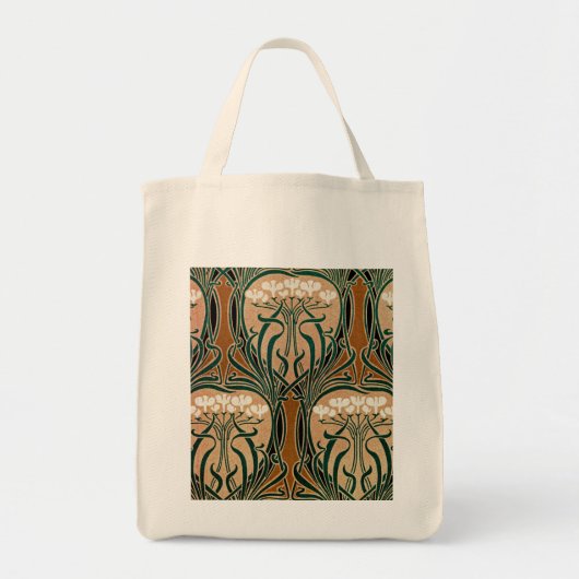 Art Nouveau patroon #9 Tote Bag (Voorkant)
