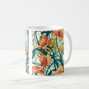 Art Nouveau Patroon Koffiemok