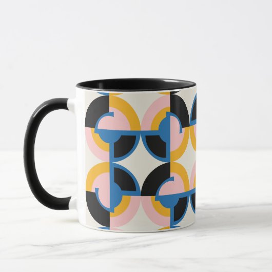 Art Nouveau-patroon  Mok (Links)