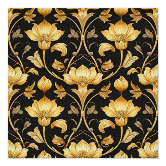 Art Nouveau Patroon Perfect Poster (Voorkant)