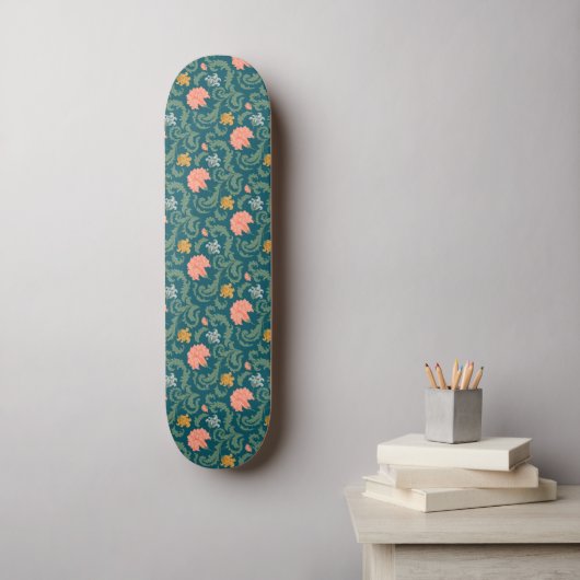 Art Nouveau Patroon Persoonlijk Skateboard (Muurkunst)