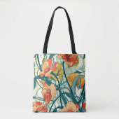 Art Nouveau Patroon Tote Bag (Voorkant)