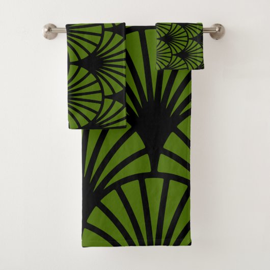 Art Nouveau-patroonafdruk Bad Handdoek (Insitu)