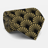 Art Nouveau-patroonafdruk Stropdas (Opgerold)