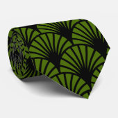 Art Nouveau-patroonafdruk Stropdas (Opgerold)