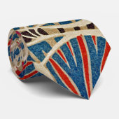 Art Nouveau Pattern #10 in Emporio Moffa Stropdas (Opgerold)