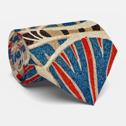 Art Nouveau Pattern #10 in Emporio Moffa Stropdas (Opgerold)