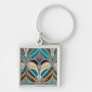 Art Nouveau Pattern #11 in Emporio Moffa Sleutelhanger