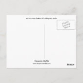 Art Nouveau Pattern #1 op Emporio Moffa Briefkaart (Achterkant)