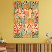 Art Nouveau Pattern #1 op Emporio Moffa Canvas Afdruk (Insitu (Woonkamer))