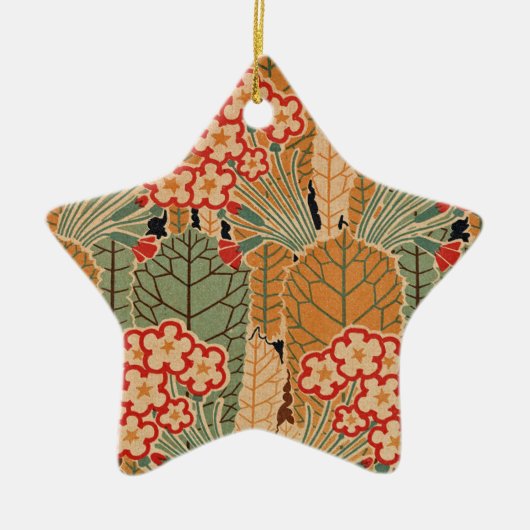 Art Nouveau Pattern #1 op Emporio Moffa Keramisch Ornament (Voorkant)