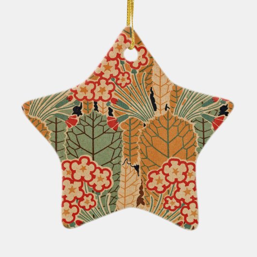 Art Nouveau Pattern #1 op Emporio Moffa Keramisch Ornament (Achterkant)