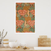 Art Nouveau Pattern #1 op Emporio Moffa Poster (Keuken)